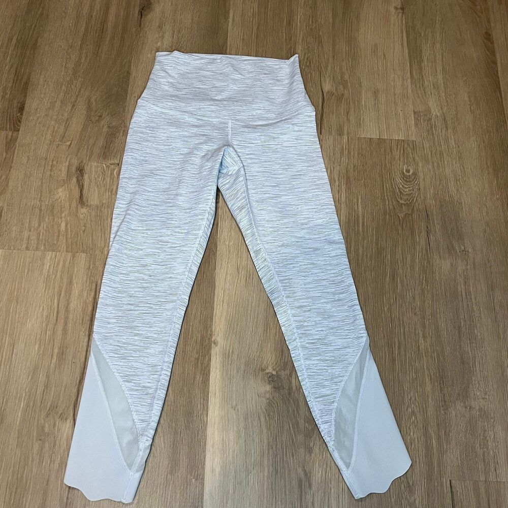 Special Edition Lululemon Wunder Under High-Rise Crop Leggings Gray EUC